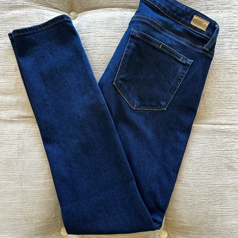 PAIGE Skyline Skinny Women's Deep Indigo Skinny Jeans